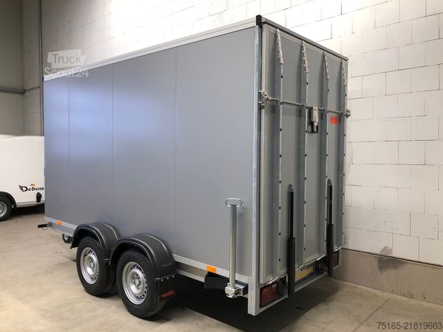 Kasti piekabe Vezeko TK B 27.35 Rampe Tür Fenster Kofferanhänger