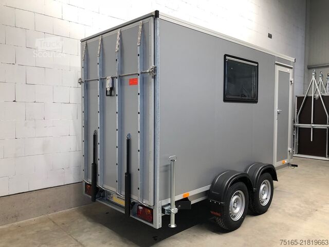 Kasti piekabe Vezeko TK B 27.35 Rampe Tür Fenster Kofferanhänger