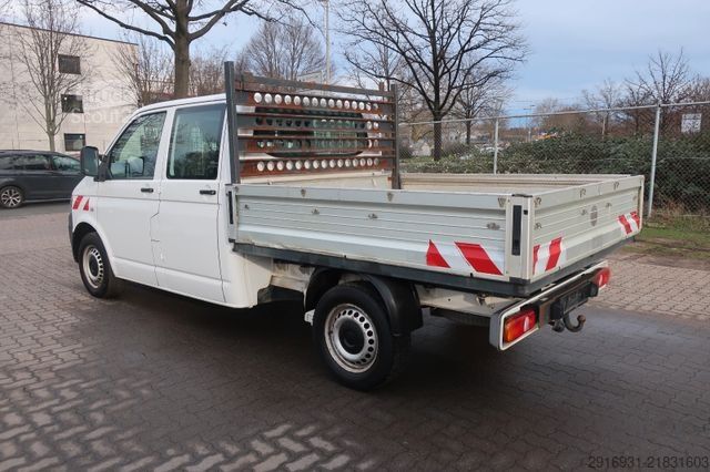 Dubă pick-up VOLKSWAGEN T5 Transporter Pritsche Doppelkabine AHK 1 Hand