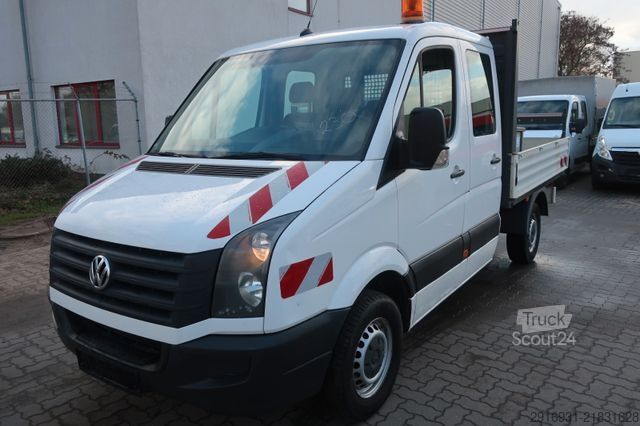 Furgonetka pick-up VOLKSWAGEN Crafter Pritsche 35 mittel L2 Doka/Klima/Nr. 230