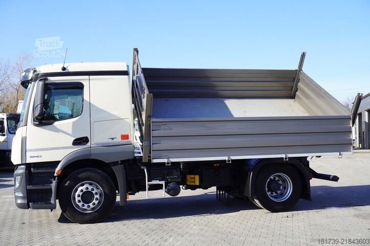 Billenő felépítmény Mercedes-Benz Actros 1840 / New 3-side tipper 10 EPAL
