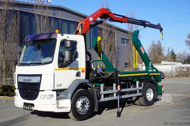 Szkip loader DAF LF 18.310 E6 / Skip loader Fornal