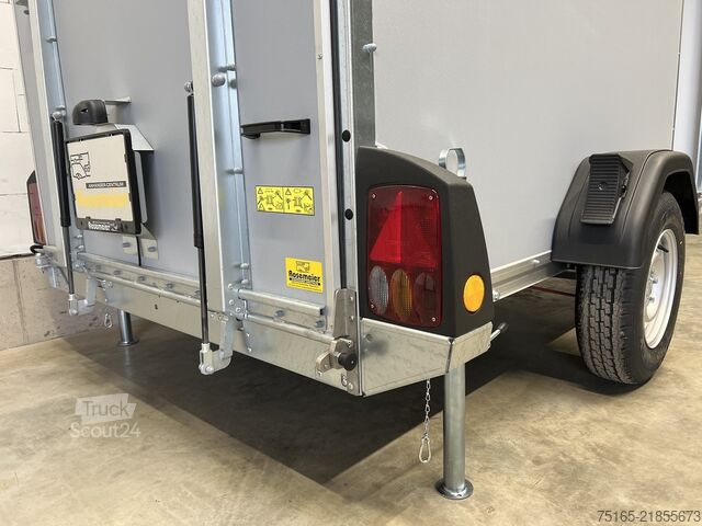 Koffer aanhanger Böckmann KT 3015/15 M F Tür TKL Stützen Kofferanhänger