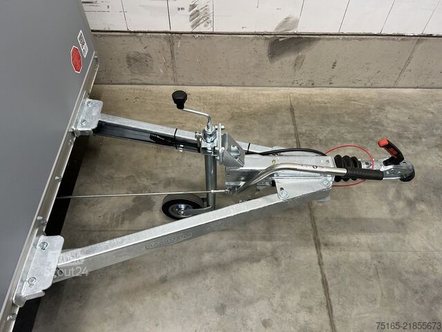 Koffer aanhanger Böckmann KT 3015/15 M F Tür TKL Stützen Kofferanhänger