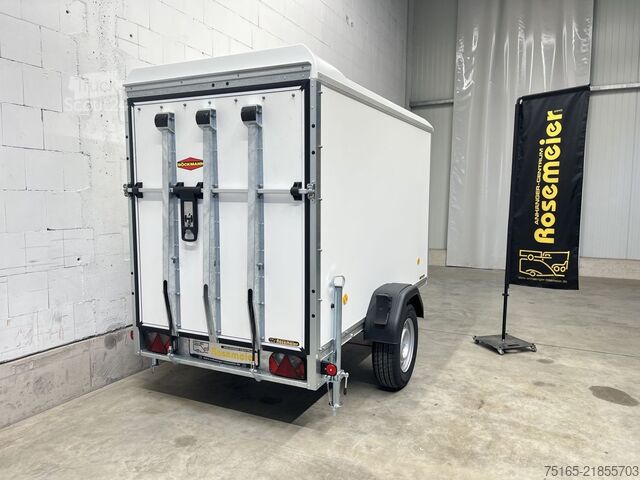 причіп-фургон Böckmann KT 2513/135 V Rampe Stützen Kofferanhänger
