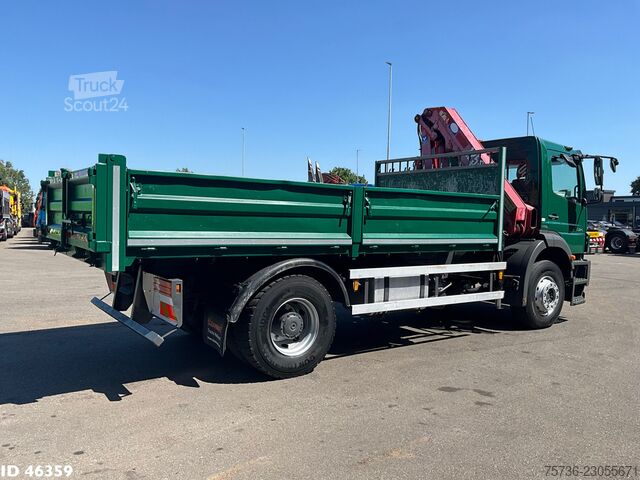 Mercedes-Benz Axor 1824 Manual Full steel HMF 12 Tonmeter laadkraan Mercedes-Benz Axor 1824 Manual Full steel HMF 12 Tonmeter laa...