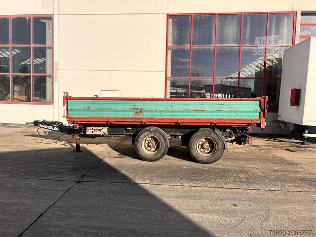 Tippsläp Obermaier OS2-TD190A 19 t Tandemkipper- Tieflader, Breitbereifung
