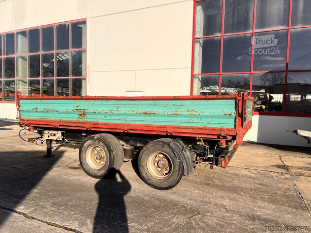 Tippsläp Obermaier OS2-TD190A 19 t Tandemkipper- Tieflader, Breitbereifung