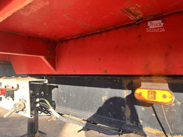 Tippsläp Obermaier OS2-TD190A 19 t Tandemkipper- Tieflader, Breitbereifung