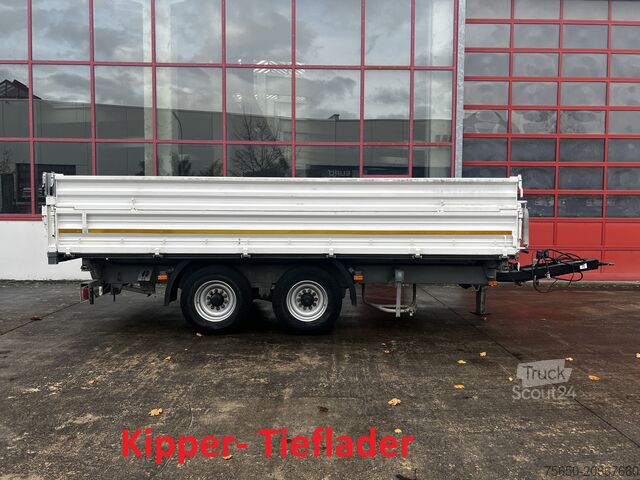 Tippsläp Schmid Fahrzeugbau DK 135 AR  13,5 t Tandemkipper mit Aufsatzbordwänden