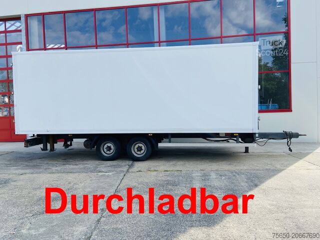 Κλειστό ρυμουλκούμενο Tang, Karl K105  Tandem Kofferanhänger vorn Durchladbar