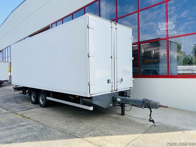 Κλειστό ρυμουλκούμενο Tang, Karl K105  Tandem Kofferanhänger vorn Durchladbar