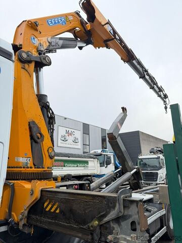 System för krokarm Mercedes-Benz AROCS 4143 8X4 WAF HOOKLIFT + CRANE EFFER 395 4...