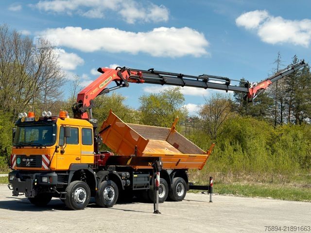 Kuorma-autoon asennettu nosturi MAN 35.414 * PALFINGER PK 36002 +FUNK / 8x8