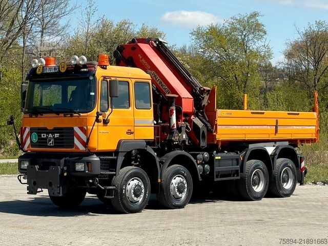 Kuorma-autoon asennettu nosturi MAN 35.414 * PALFINGER PK 36002 +FUNK / 8x8