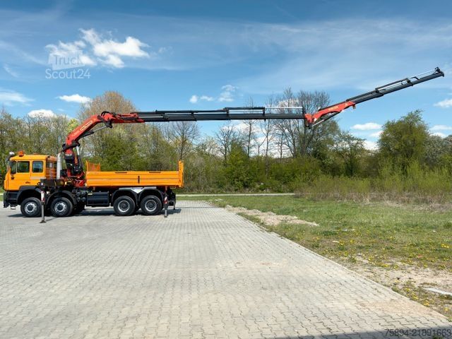 Kuorma-autoon asennettu nosturi MAN 35.414 * PALFINGER PK 36002 +FUNK / 8x8