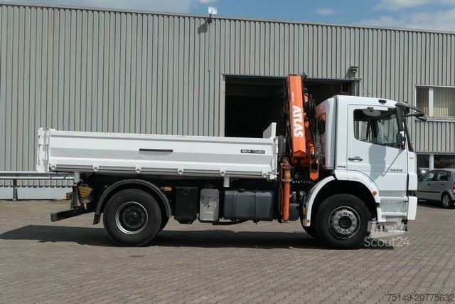Damperli kamyon MERCEDES-BENZ 1829 K Axor, Atlas 116.3-A2L, AHK, Greifer,Klima