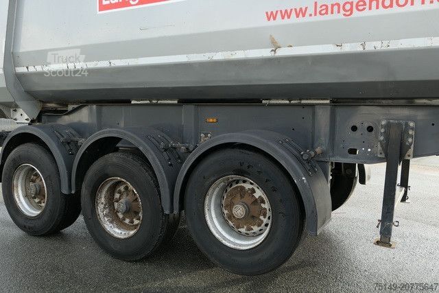 Semi-remorque benne LANGENDORF SKS-HS 24/29, Stahl, Hardox, 26m³, Luft-Lift,BPW
