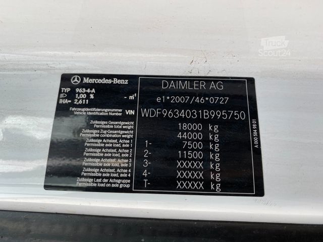 Standaard trekker MERCEDES-BENZ 1846 LS Actros|Standklima+Heizung*Hydraulik*Navi