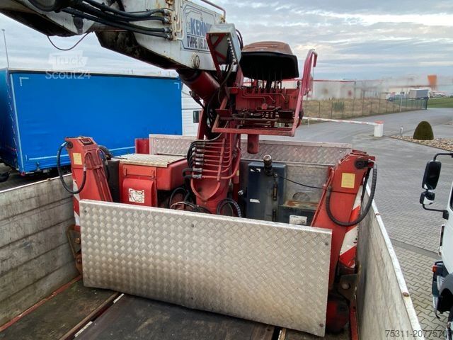 Semirimorchio aperto SCHWARZMÜLLER SPA 3/E | Kennis 16.000 Rollkran*Steinzange