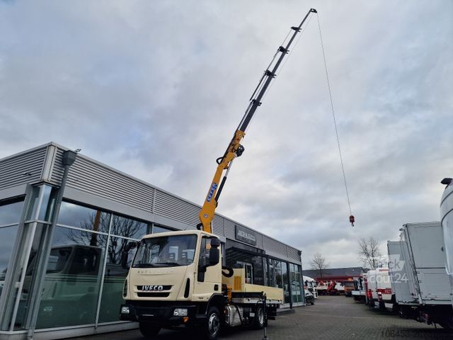 Pick-up kombi IVECO 75 E 190 Pritsche/Kran/Funk/Seilwinde/ 33 TKM