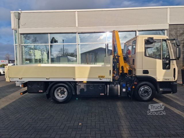 Pick-up kombi IVECO 75 E 190 Pritsche/Kran/Funk/Seilwinde/ 33 TKM