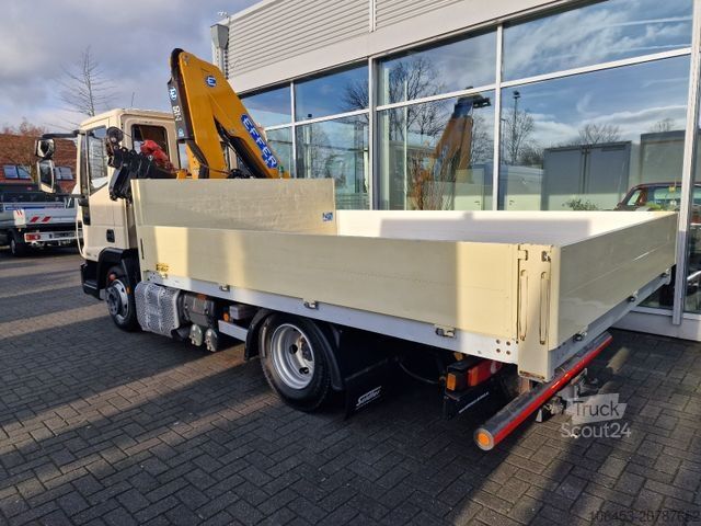 Pick-up kombi IVECO 75 E 190 Pritsche/Kran/Funk/Seilwinde/ 33 TKM