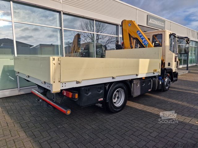 Pick-up kombi IVECO 75 E 190 Pritsche/Kran/Funk/Seilwinde/ 33 TKM