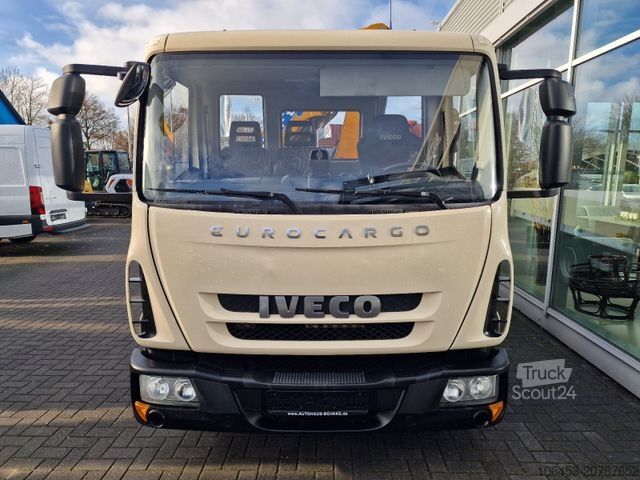 Pick-up kombi IVECO 75 E 190 Pritsche/Kran/Funk/Seilwinde/ 33 TKM