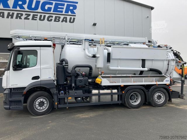 Vakumska cisterna MERCEDES-BENZ AROCS 2546 6x2 / Sauger KRÜGER SSP 14-1 AK
