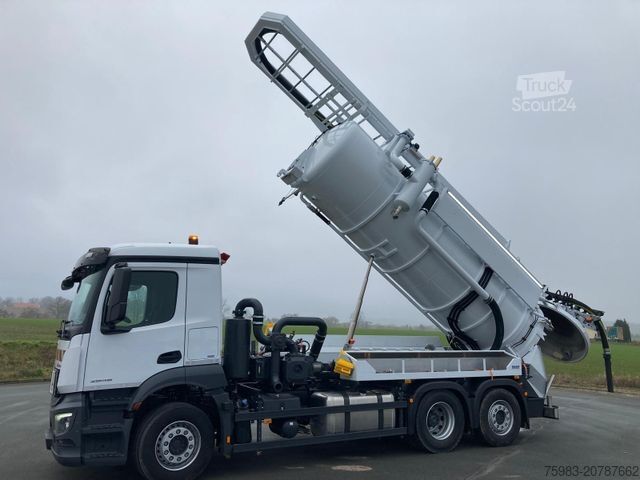 Vakumska cisterna MERCEDES-BENZ AROCS 2546 6x2 / Sauger KRÜGER SSP 14-1 AK