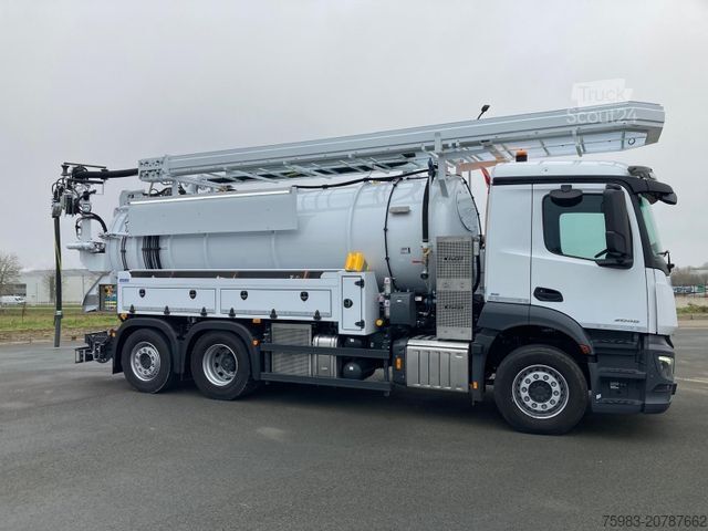 Vakumska cisterna MERCEDES-BENZ AROCS 2546 6x2 / Sauger KRÜGER SSP 14-1 AK