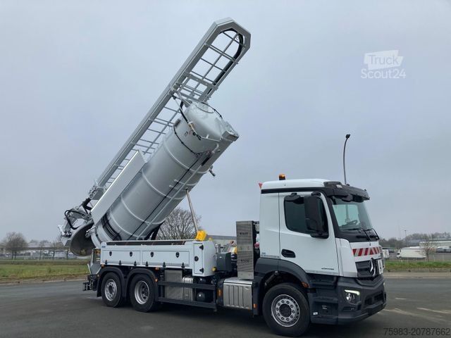 Vakumska cisterna MERCEDES-BENZ AROCS 2546 6x2 / Sauger KRÜGER SSP 14-1 AK