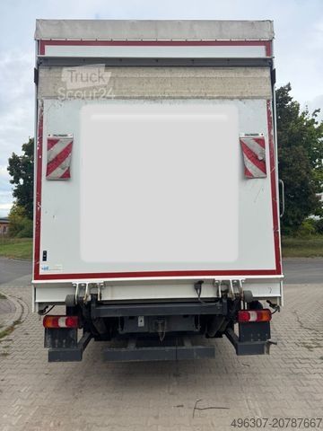 Flaklastbil med kapell MERCEDES-BENZ Atego 1221 / Schiebeplane + Dach / TOP