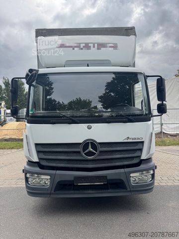 Flaklastbil med kapell MERCEDES-BENZ Atego 1221 / Schiebeplane + Dach / TOP