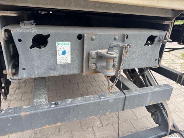 Flaklastbil med kapell MERCEDES-BENZ Atego 1221 / Schiebeplane + Dach / TOP