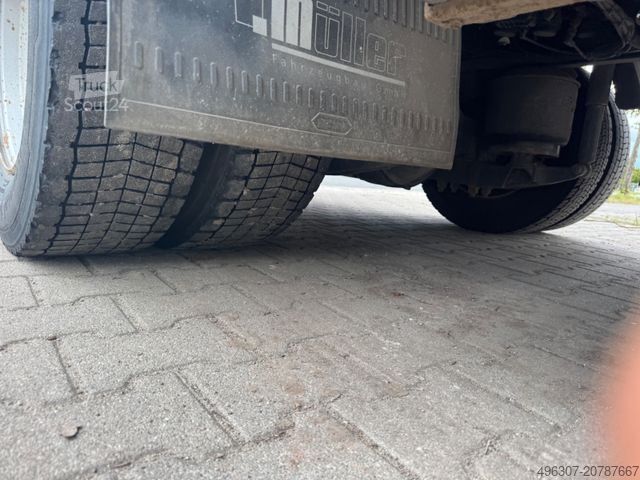 Flaklastbil med kapell MERCEDES-BENZ Atego 1221 / Schiebeplane + Dach / TOP