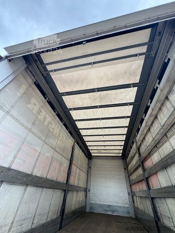 Flaklastbil med kapell MERCEDES-BENZ Atego 1221 / Schiebeplane + Dach / TOP