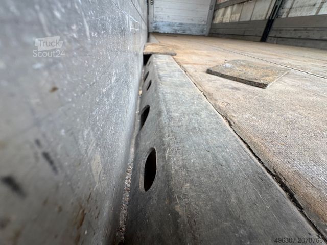 Flaklastbil med kapell MERCEDES-BENZ Atego 1221 / Schiebeplane + Dach / TOP