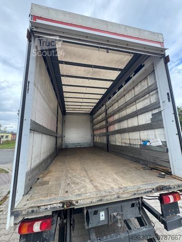 Flaklastbil med kapell MERCEDES-BENZ Atego 1221 / Schiebeplane + Dach / TOP