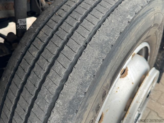 Flaklastbil med kapell MERCEDES-BENZ Atego 1221 / Schiebeplane + Dach / TOP