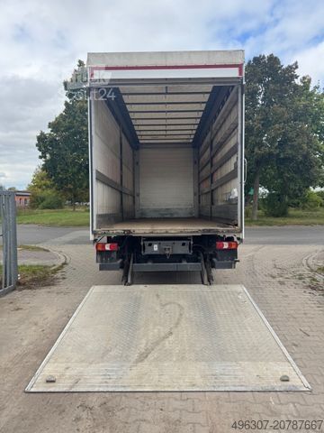 Flaklastbil med kapell MERCEDES-BENZ Atego 1221 / Schiebeplane + Dach / TOP