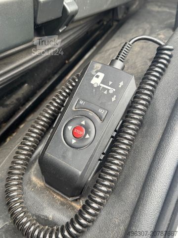 Flaklastbil med kapell MERCEDES-BENZ Atego 1221 / Schiebeplane + Dach / TOP