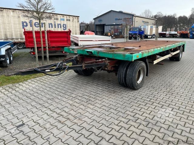 Priekaba Wehl Abroller Kombi Anhänger Plateau Tieflader