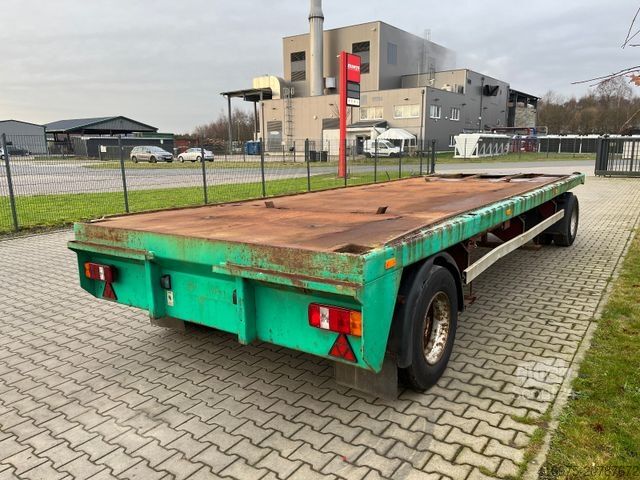 Priekaba Wehl Abroller Kombi Anhänger Plateau Tieflader