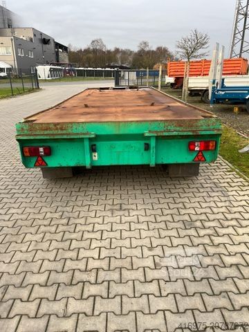Priekaba Wehl Abroller Kombi Anhänger Plateau Tieflader