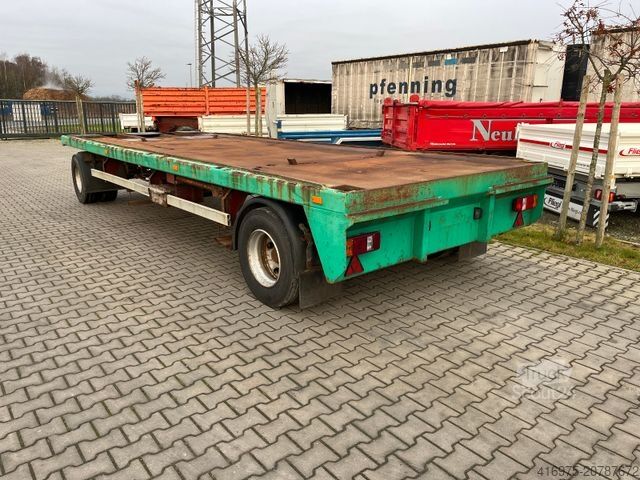 Priekaba Wehl Abroller Kombi Anhänger Plateau Tieflader