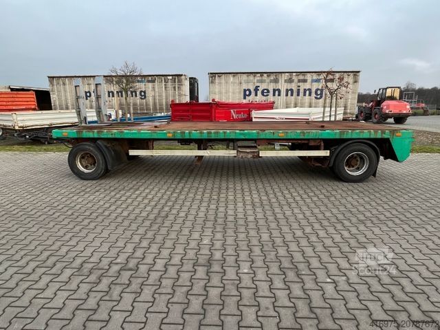 Priekaba Wehl Abroller Kombi Anhänger Plateau Tieflader