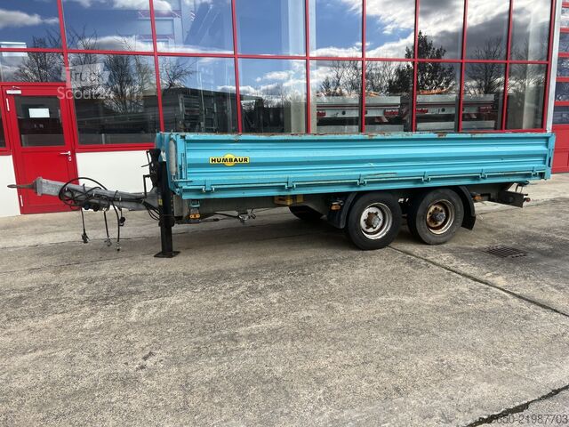 Remorque à benne basculante Humbaur HTK 10 50 24  Tandem Kipper- Tieflader