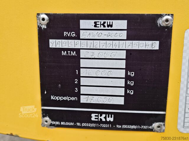 EKW KUIP / LOWBED / STEERING AXLE / TIEFBETT EKW KUIP / LOWBED / STEERING AXLE / TIEFBETT